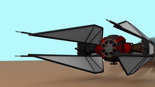 First Order TIE Interceptor  preview image